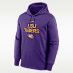 LSU Team Stacked Men’s Nike Therma College Pullover Hoodie
