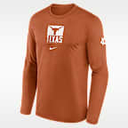 Texas Courtside Men's Nike Dri-FIT College Long-Sleeve T-Shirt