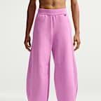 Pants de tiro alto de pierna ancha para mujer Nike 24.7 ImpossiblySoft
