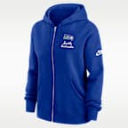 Sudadera con gorro de la NFL Nike de cierre completo para mujer Seattle Seahawks Phoenix Rewind