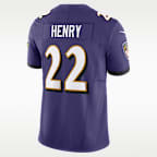 Derrick Henry Baltimore Ravens Men's Nike Dri-FIT NFL Limited Jersey