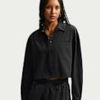 Nike 24.7 PerfectStretch Verkürztes Dri-FIT-Longsleeve mit UV-Schutz (Damen)