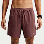 Shorts de correr Dri-FIT de 18 cm con forro de ropa interior para hombre Nike Stride