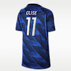 Jersey de fútbol Nike Dri-FIT para niños talla grande Michael Olise France National Team 2026 Stadium Home