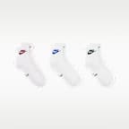 Nike Everyday Elevated Ankle Socks (3 Pairs)