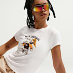 Playera slim mod-cropped para mujer Nike Sportswear Chill Knit