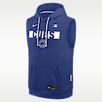 Chicago Cubs Authentic Collection Standard Issue Men's Nike Dri-FIT MLB Sleeveless Pullover Hoodie