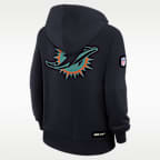 Miami Dolphins Rivalries Collection Sideline Women's Nike Dri-FIT NFL Pullover Hoodie
