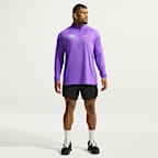 Playera de correr Nike Stride Dri-FIT de medio cierre para hombre