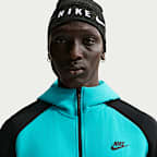 Casaco de lã cardada Windrunner com fecho completo Nike Tech para homem