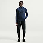 Casaco de lã cardada Windrunner com fecho completo Nike Tech para homem