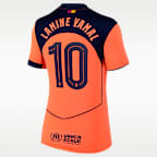 Lamine Yamal Barcelona 2025/26 Stadium Third Women's Nike Dri-FIT Soccer Jersey