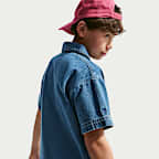 Nike スポーツウェア コレクション ジュニア デニム ショートスリーブ ポロ