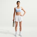 สปอร์ตบราผู้หญิงเสริมฟองน้ำ Nike Swoosh Medium Support