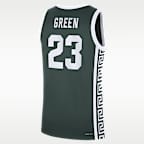 Michigan State Replica Men's Nike College Basketball Jersey