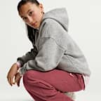 Nike Sportswear Studio Fleece Girls' Open-Hem Trousers