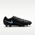 Tacos de fútbol para terreno firme de corte low Nike Tiempo Legend 10 Pro