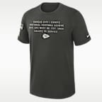 Kansas City Chiefs Salute to Service Slub Men's Nike Dri-FIT NFL T-Shirt