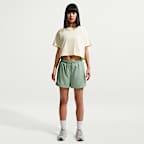 Shorts de tiro medio para mujer Nike Sportswear Classic Wovens