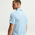 Nike Par Dri-FIT mikromintás, madaras férfi golfpóló