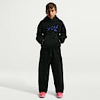 Sudadera con gorro sin cierre de tejido Fleece cepillado Therma-FIT para niña talla grande Nike Standard Issue