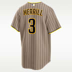 Jackson Merrill San Diego Padres Men's Nike MLB Replica Jersey