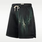 Shorts de básquetbol de tejido Fleece para hombre Milwaukee Bucks Standard Issue