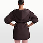 Abrigo cruzado NikeSKIMS para mujer de tejido Woven de nylon