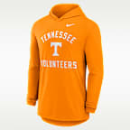 Playera de manga larga universitaria Nike Dri-FIT con gorro para hombre Tennessee Campus Arch