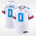 Jersey Nike de la NFL Game para hombre Azeez Al-Shaair Houston Texans Rivalries Collection