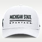 Michigan State Sideline Practice Rise Men's Nike Dri-FIT College Adjustable Hat