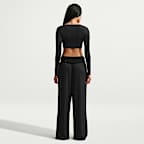 NikeSKIMS Matte Longsleeve-Wickeloberteil (Damen)