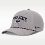 Gorra universitaria Nike ajustable para hombre Penn State Primetime Rise Rope