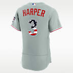 Bryce Harper Philadelphia Phillies USA 250 Men's Nike MLB Authentic Jersey