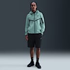 Chamarra Windrunner de tejido Fleece de cierre completo para hombre Nike Tech