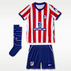 Atlético Madrid 2026/27 Stadium Home Younger Kids' Nike Football Replica 3-Piece Kit