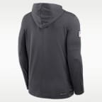 Green Bay Packers Pure Fury Sideline Men's Nike Dri-FIT NFL Long-Sleeve Hooded Top