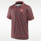 Auburn Tour Stripe Men's Nike Dri-FIT College Polo