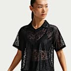 나이키 스포츠웨어 여성 루즈 레이스 폴로 저지 탑