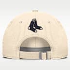 Gorra de algodón orgánico sin estructura para hombre Nike Statement Club Boston Red Sox