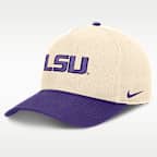 LSU Campus Prep Rise Men's Nike College A-Frame Adjustable Hat