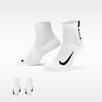 Nike Multiplier Running Ankle Socks (2 Pairs)