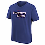 Puerto Rico National Baseball Team 2026 World Baseball Classic Country Youth Nike T-Shirt