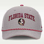 Gorra universitaria Nike ajustable para hombre Florida State Rise Rope