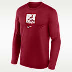 Alabama Courtside Men's Nike Dri-FIT College Long-Sleeve T-Shirt