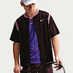 NikeCourt Slam Men's Dri-FIT Button-Up Tennis Top