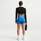 Nike Pro Mallas cortas de talle medio de 8 cm - Mujer