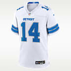 Jersey de fútbol americano Nike de la NFL Game para hombre Amon-Ra St. Brown Detroit Lions