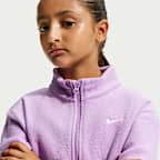 Haut à zip en Fleece Therma-FIT Nike Pro pour pré-ado (fille)