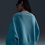 Sudadera sin cierre de cuello redondo extra oversized para mujer Nike Sportswear Phoenix Fleece
